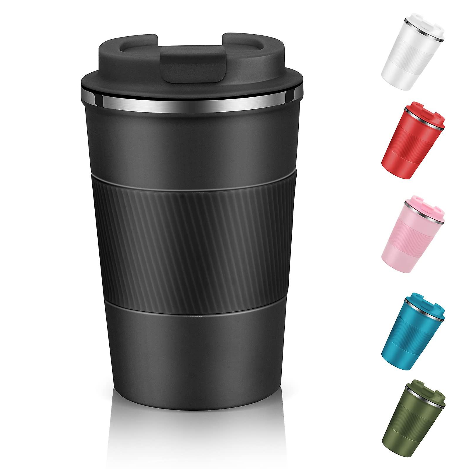 Travel Mug with Leakproof Lid, Insulated Reusable Coffee Mug for HotCold Drinks