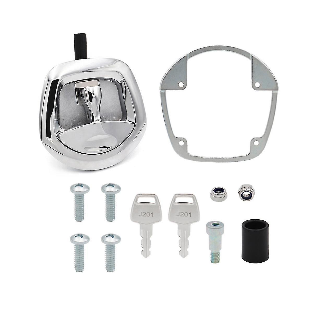 T-type Fishtail Lock Off-road Modified Trailer Mechanical Door Lock Anti-theft Lock Rv Paddle Entry