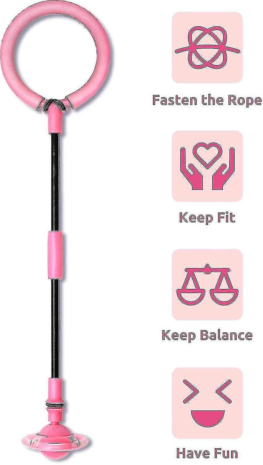 Foldable Ankle Skip Ball Flash Jump Colorful Sports Swing Ball, Fitness Jump Rope Fat Burning Game C