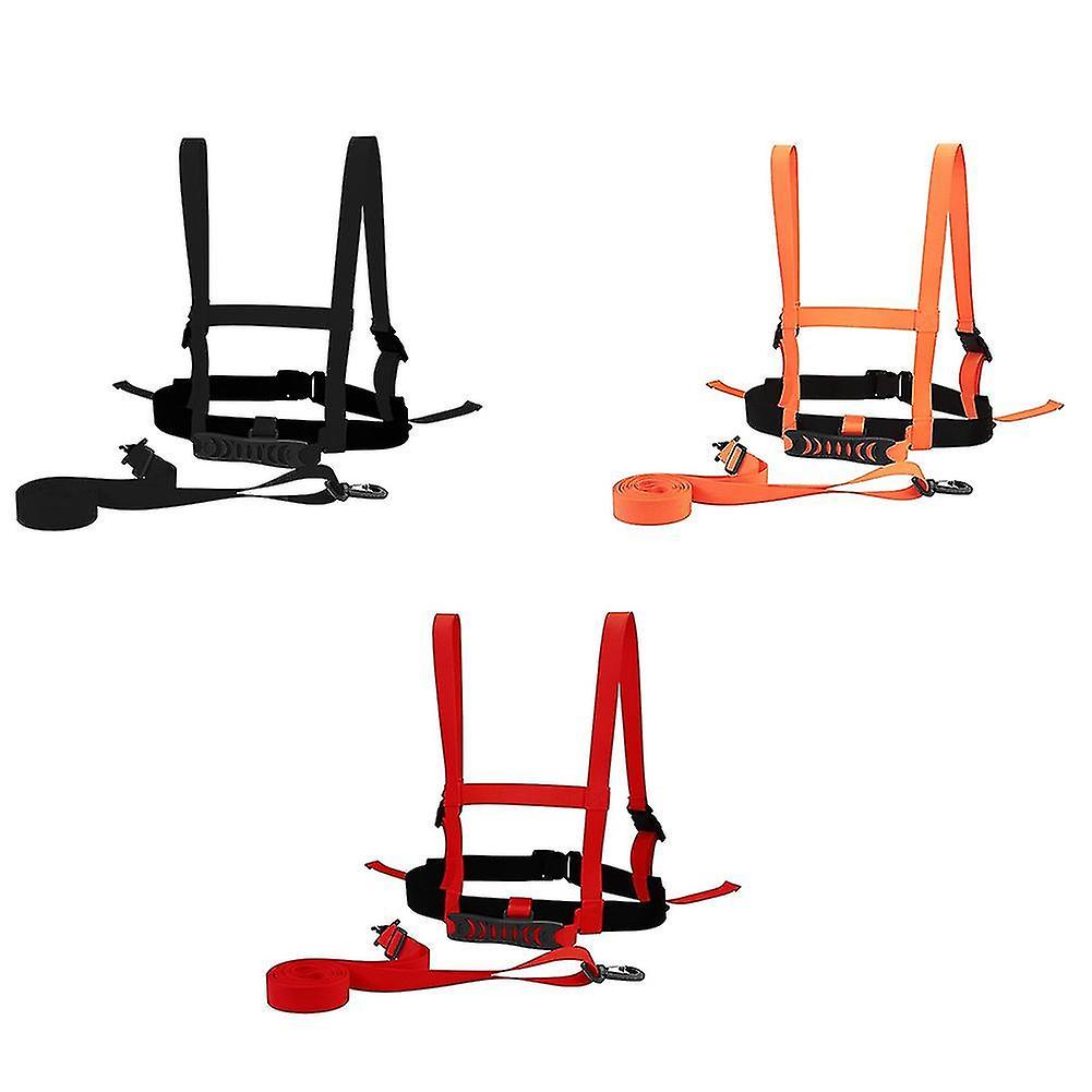 3pcs Kids Training Belt Anti-falling Chest Strap Skiing Safety Traction Harness Rope With Nylon Web