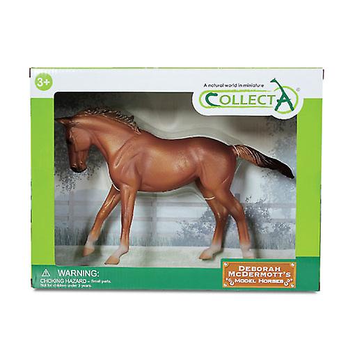 CHESTNUT Collect逼真的动物复制品纯种母马公仔 1/12 比例