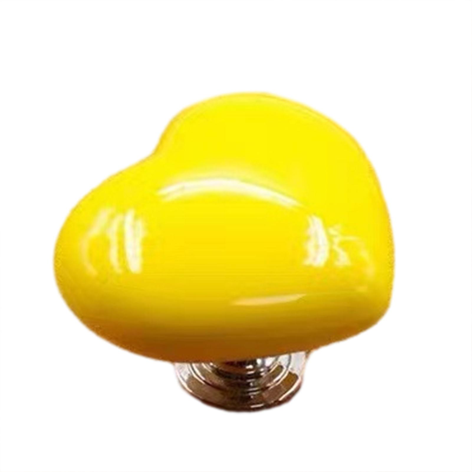 Fashion Love Heart Toilet Press Button Multi-Function Durable Door Pulls for Kitchen Drawers