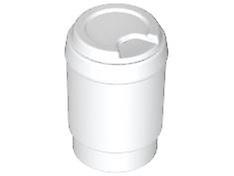 LEGO Minifigure Accessory White Takeout Cup
