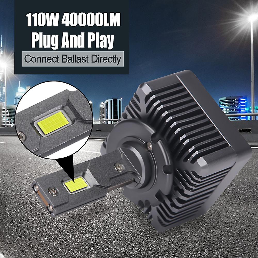 -4300k 110w Canbuscarshark D1s Led Headlight Canbus Hid D2s D3s D4s D5s D8s Auto Bulb 110w 40000lm Super Bright D1r D2r D3r D4r Car Lamp Csp 6000k