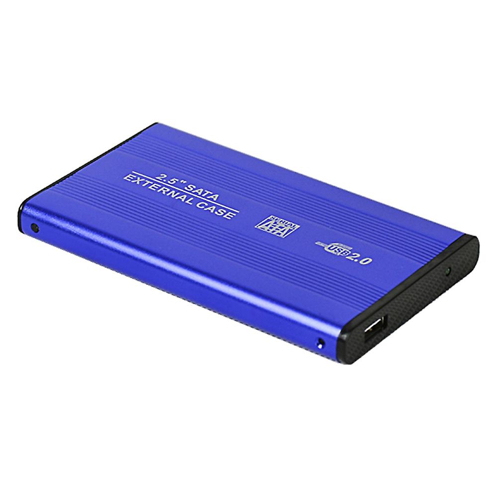 USB2.0 Portable Hard Disk Case 2.5 inch External SATA HDD Enclosure USB2.0 Aluminum Alloy Shell for