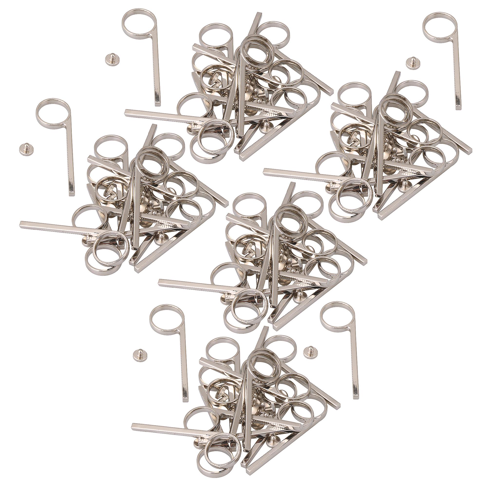 50 x Kupfer B Flachtrompete Nader Schiebefinger Ringe Ersatzteile