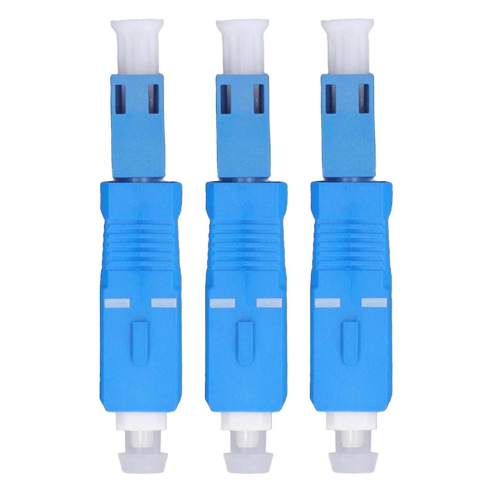 (3 for ) Optical Power Meter Red Light Pen Adapter Fiber Optic Converter SC Male LC Female Adapter