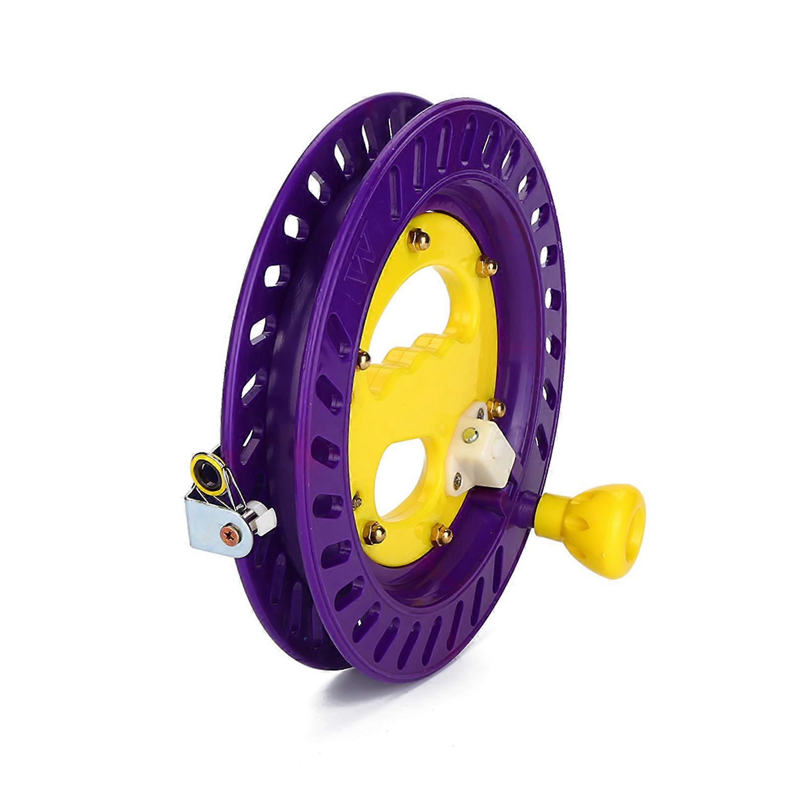 22cm Durable Plastic Line Spool Reel Winding Tool Wheel Purple