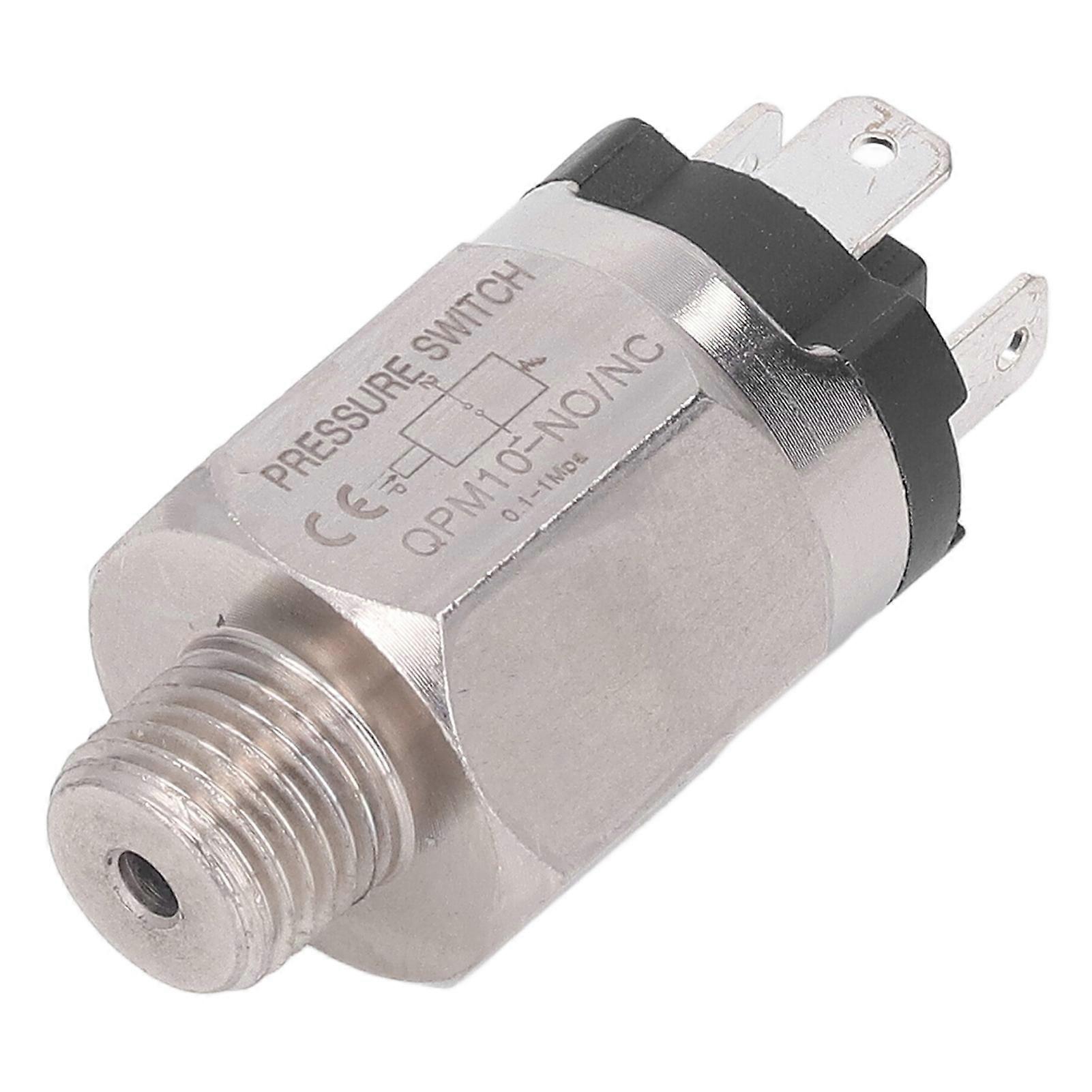 Pneumatic Adjustable Diaphragm Type Pressure Switch Stainless Steel Rubber Pressure Switch for Pump 