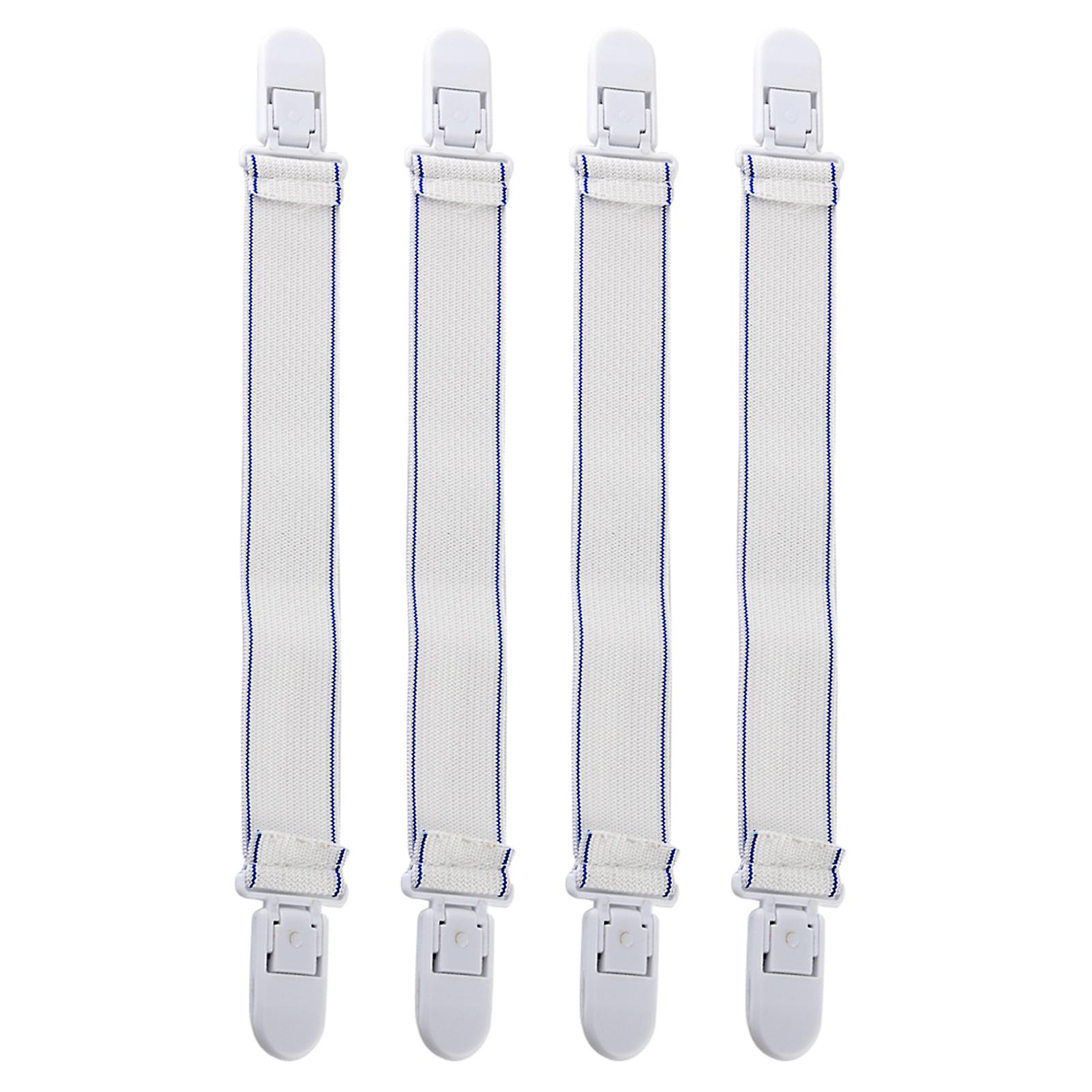 Lot de 4 pinces à draps multifonctions, attaches pour matelas, pinces à linge