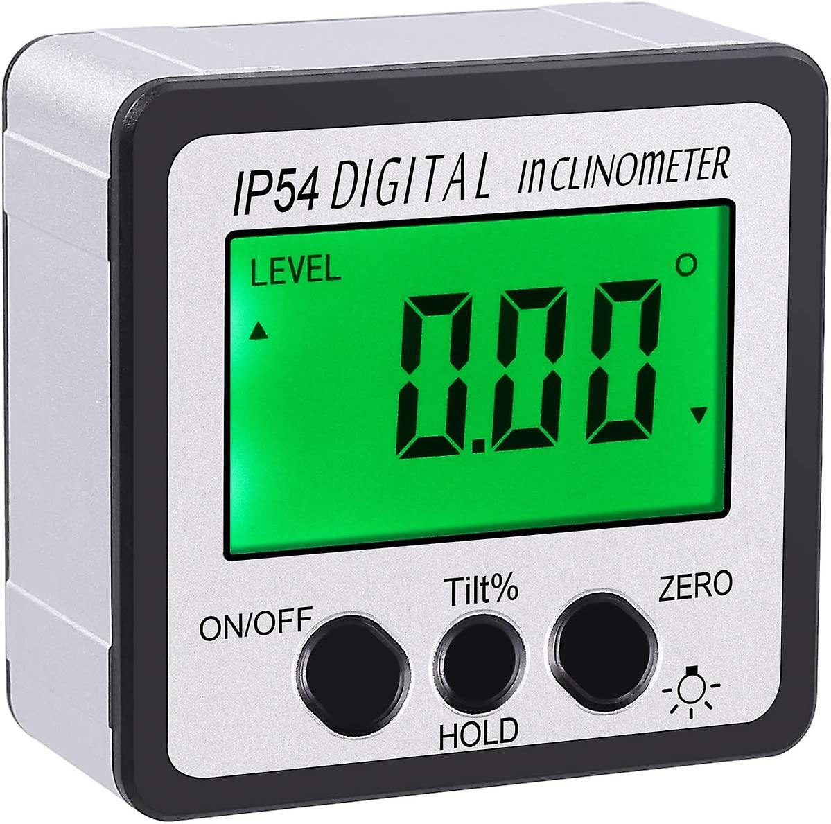 2023 - Digital Inclinometer 4*90 Magnetic Angle Meter Waterproof IP54 Digital Display Protractor Backlight with Ba