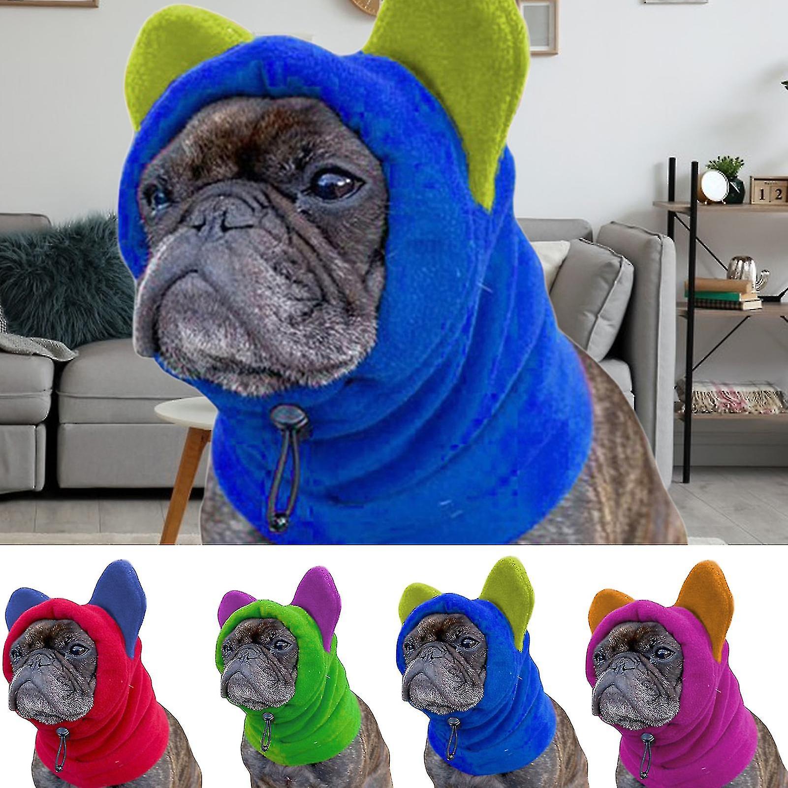 Pet Hat With Drawstring Wide Application Fleece Assorted Warm Dog Cap Household Supplies