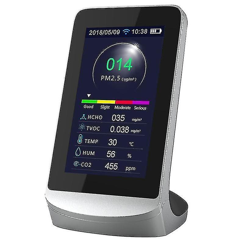 Wifi Digital Lcd Display Co2 Meters Tvoc Hcho Aqi Carbon Dioxide Detector Gas Analyzer Protable Air