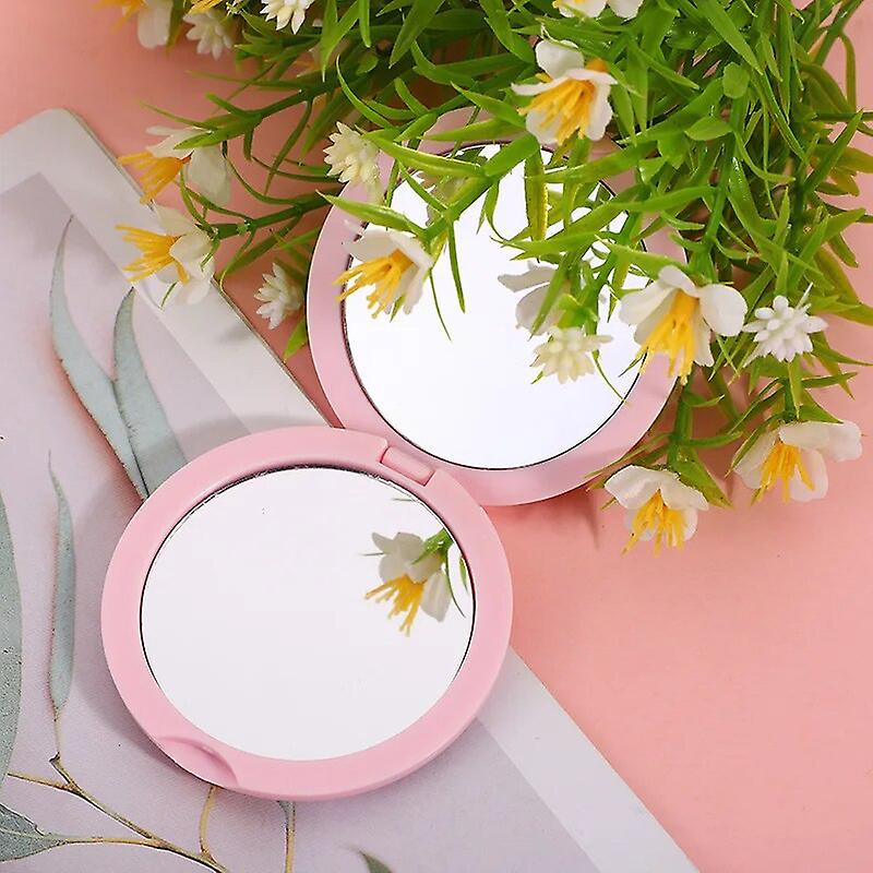 Portable Double-sided Folding Mirror Square Round Small Mirror Mini Makeup Mirror Nice Gift~19140