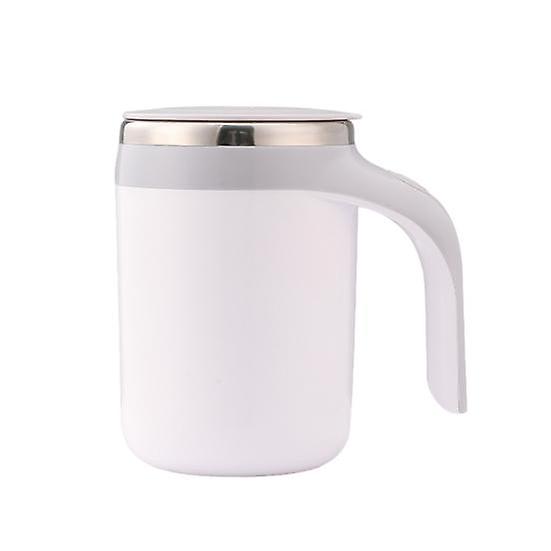Automatic Magnetic Electric Coffee Mug Self Stirring Cup with Handle One-Key Start Powerful High Speed Mixing Cup with Lid