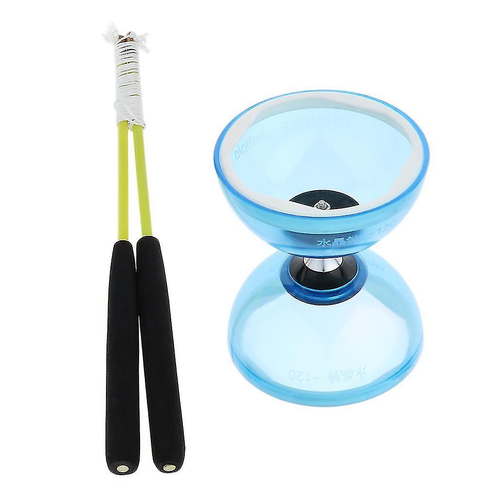 1/2/3/5 ألعاب شعوذة ثلاثية تحمل Diabolo 12 سم مع أصابع اليد و