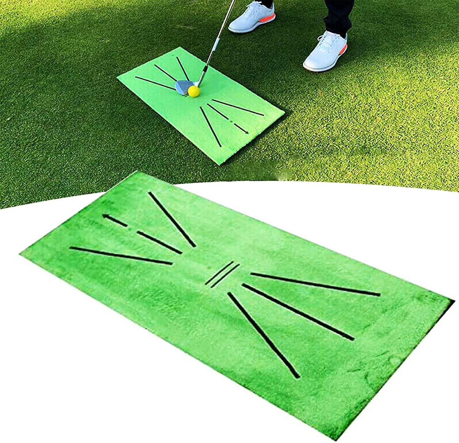 Golf Training Mat for Swing Golf Training Mat Batting Mini Golf Golf Training Aid Set