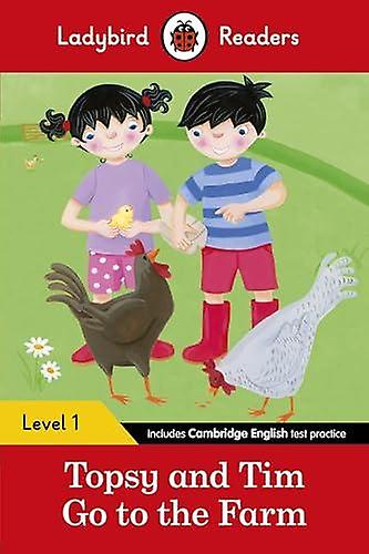 Ladybird Readers Level 1 Topsy And Tim Go To The Farm Elt Graded Reader by Ladybird Paperback Book