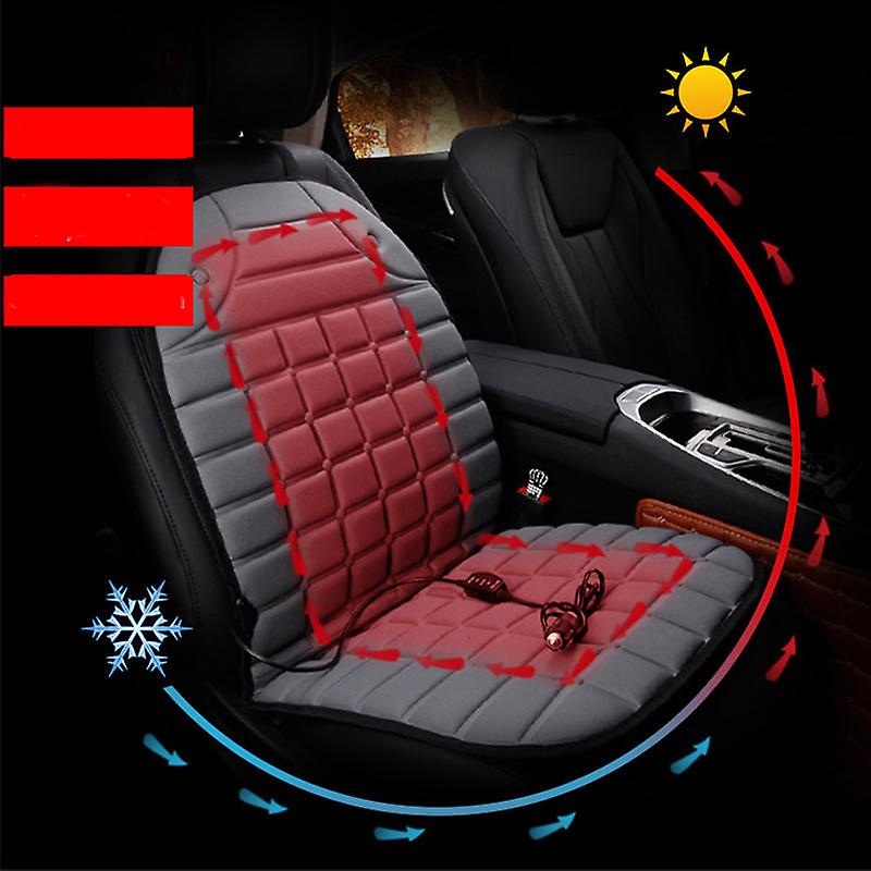 Universal 12v Heated Car Seat Covers Safety Thermostatically Controlled Overheat Protection