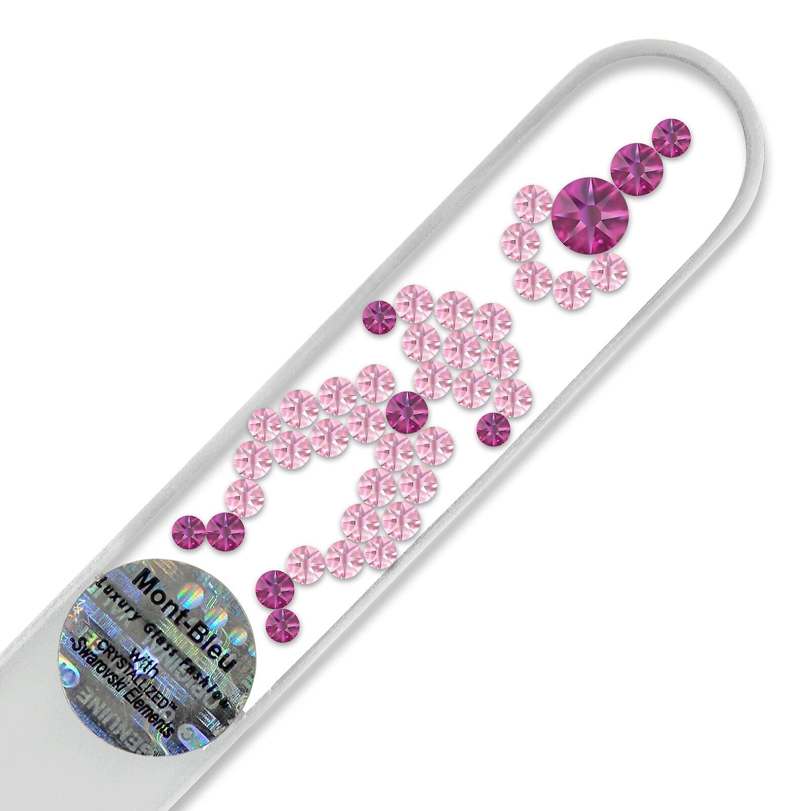 Mont Bleu Clown Crystal Nail File LE-1 - Fuchsia - Rose