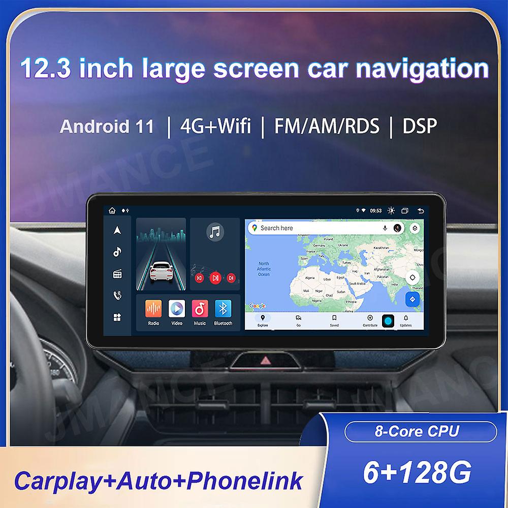 12.3" Android 11 Wireless Carplay Wired Android Auto Bt5.0 Dsp Rds 4g Car Radio Stereo Navigation Player For Honda Odyssey 2022