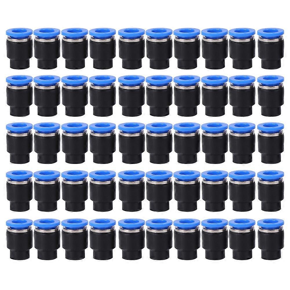 50pcs Air Pipe Plug Pneumatic Cap Mechanical Parts Plastic Brass Quick Insert Ppf