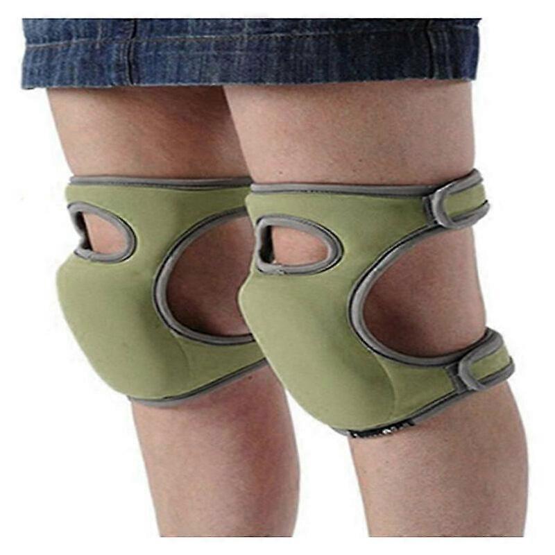 Sponge Knee Pads, 1 Pair Memory Foam Protective Pads for Gardening 23x46cm(Green)
