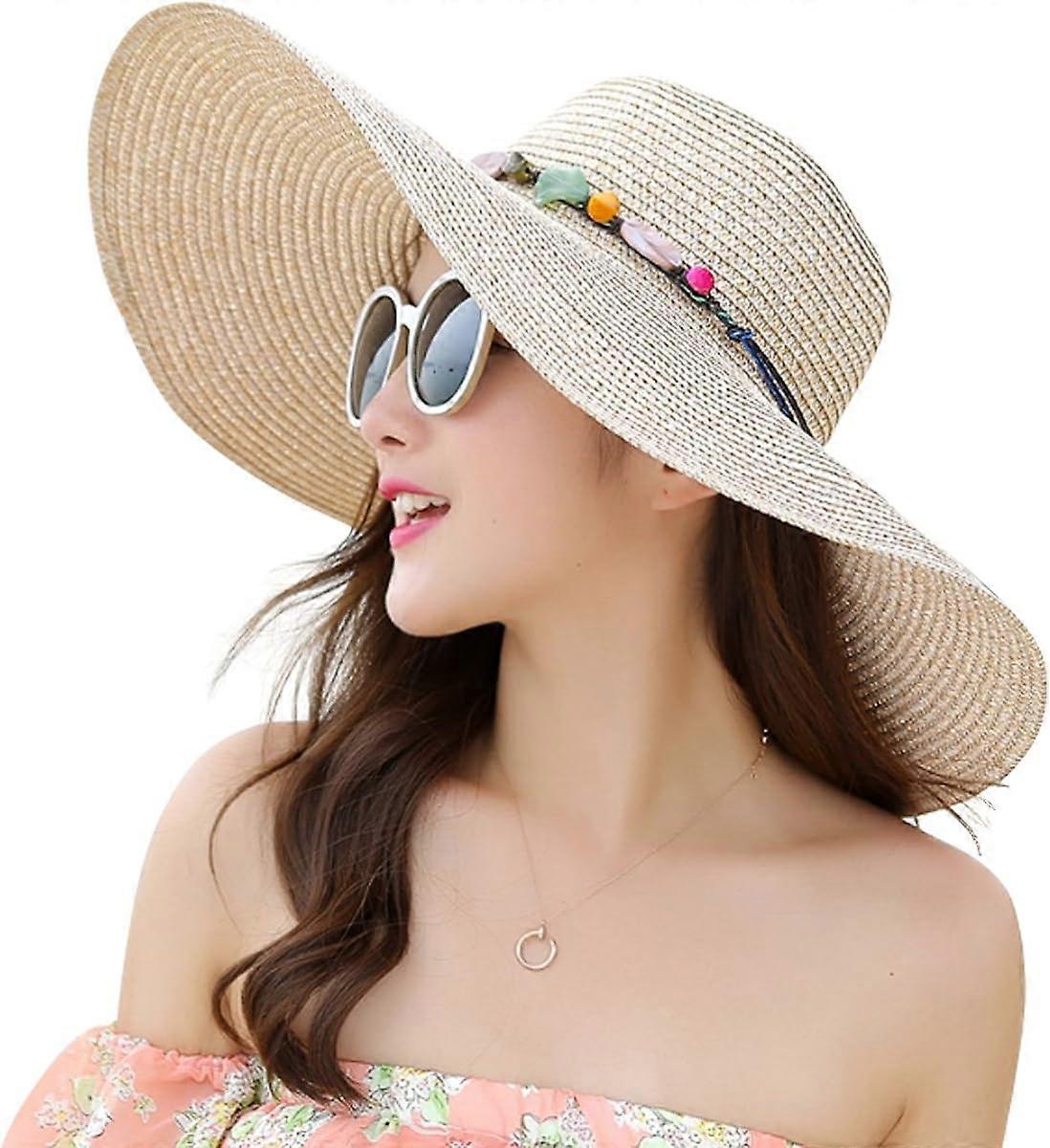 Women's Foldable Sun Hat (Beige)