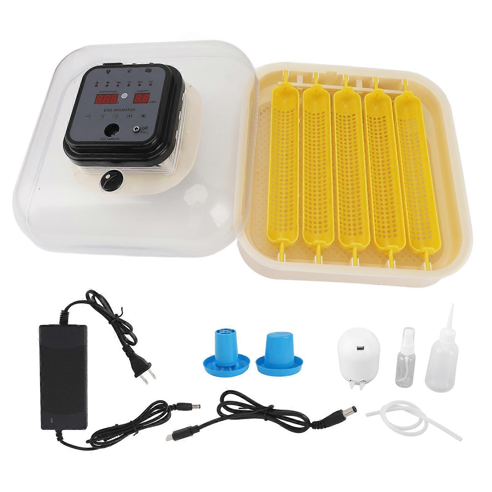 30 Egg Incubator Accurate Temperature Control Intelligent Thermostat Poultry Hatcher for Ducks Geese US Plug 100240V Single Power Supply NO.4197
