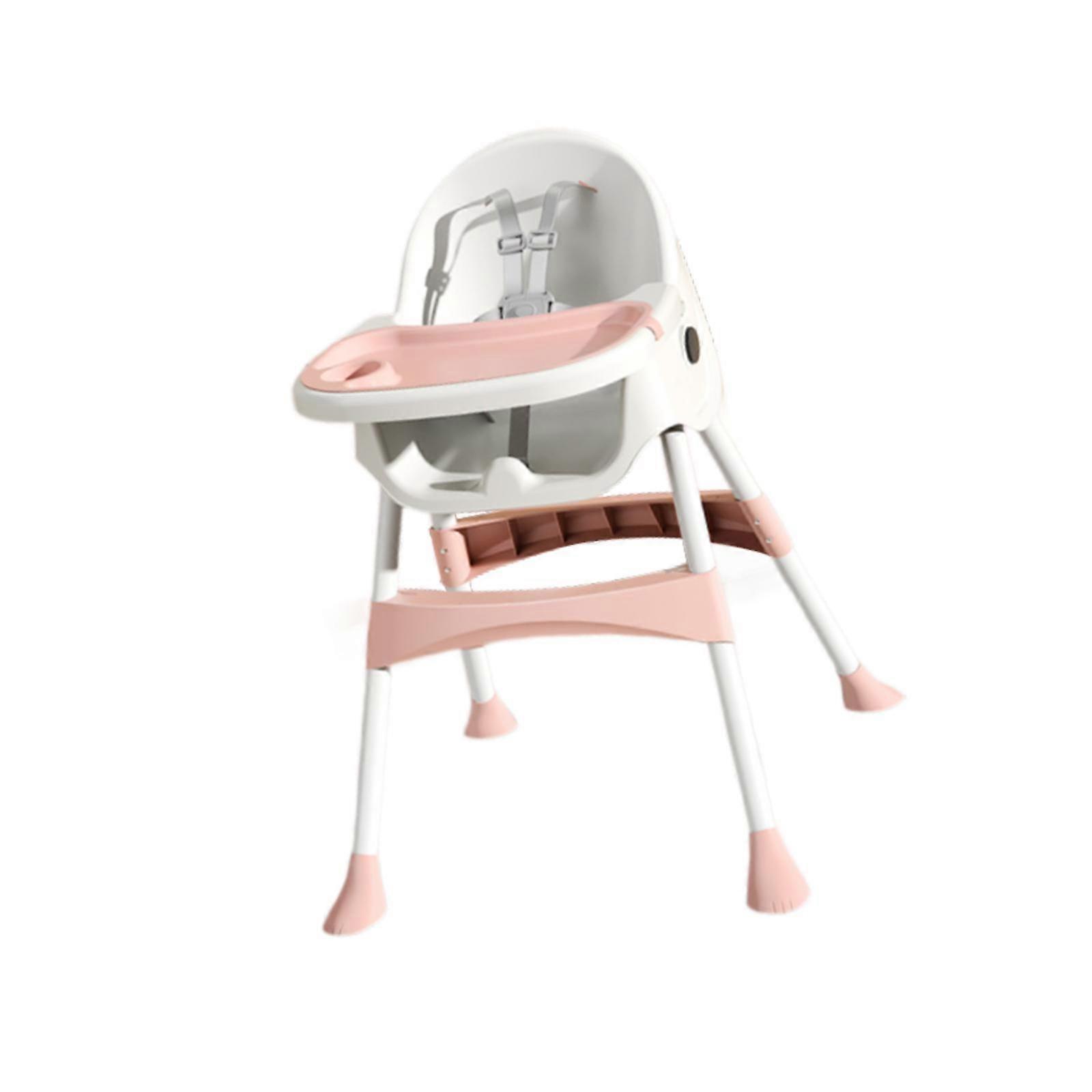 ベビーハイチェア高さ調節可能な幼児用ダイニングチェアベビー幼児用キッズピンク