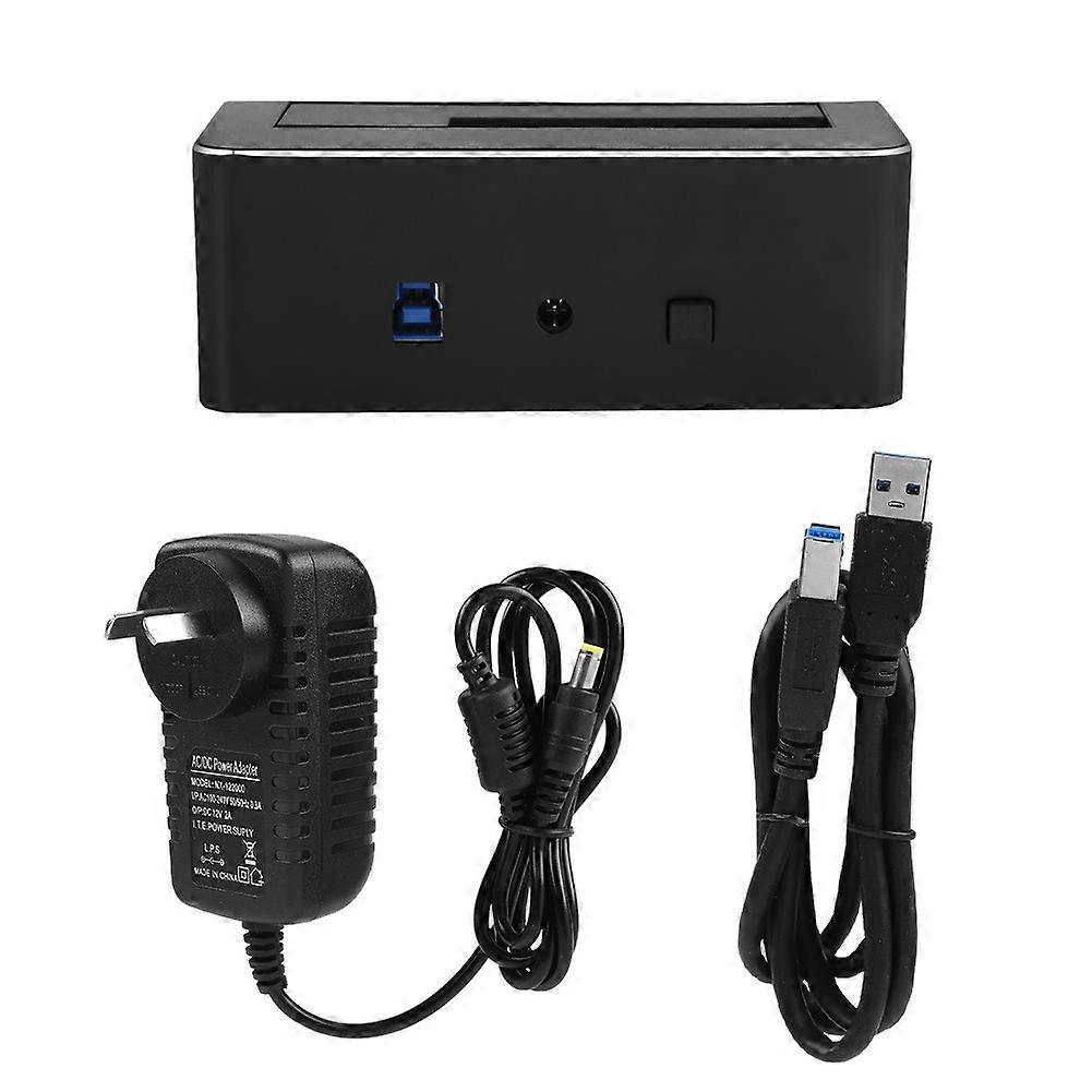 USB3.0 to SATA External Hard Drive Docking Station Case for 2.5/3.5inch HDD AU 100-240V