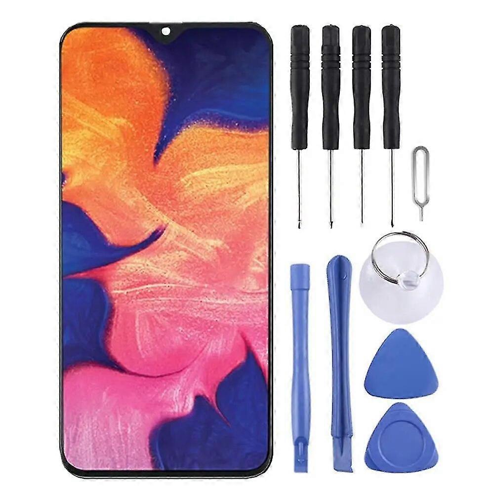 Getestete Ersatzteile, kompatibles Samsung Galaxy A10, LCD-Display + Touchscreen, Glaspanel-Baugruppe + Werkzeuge