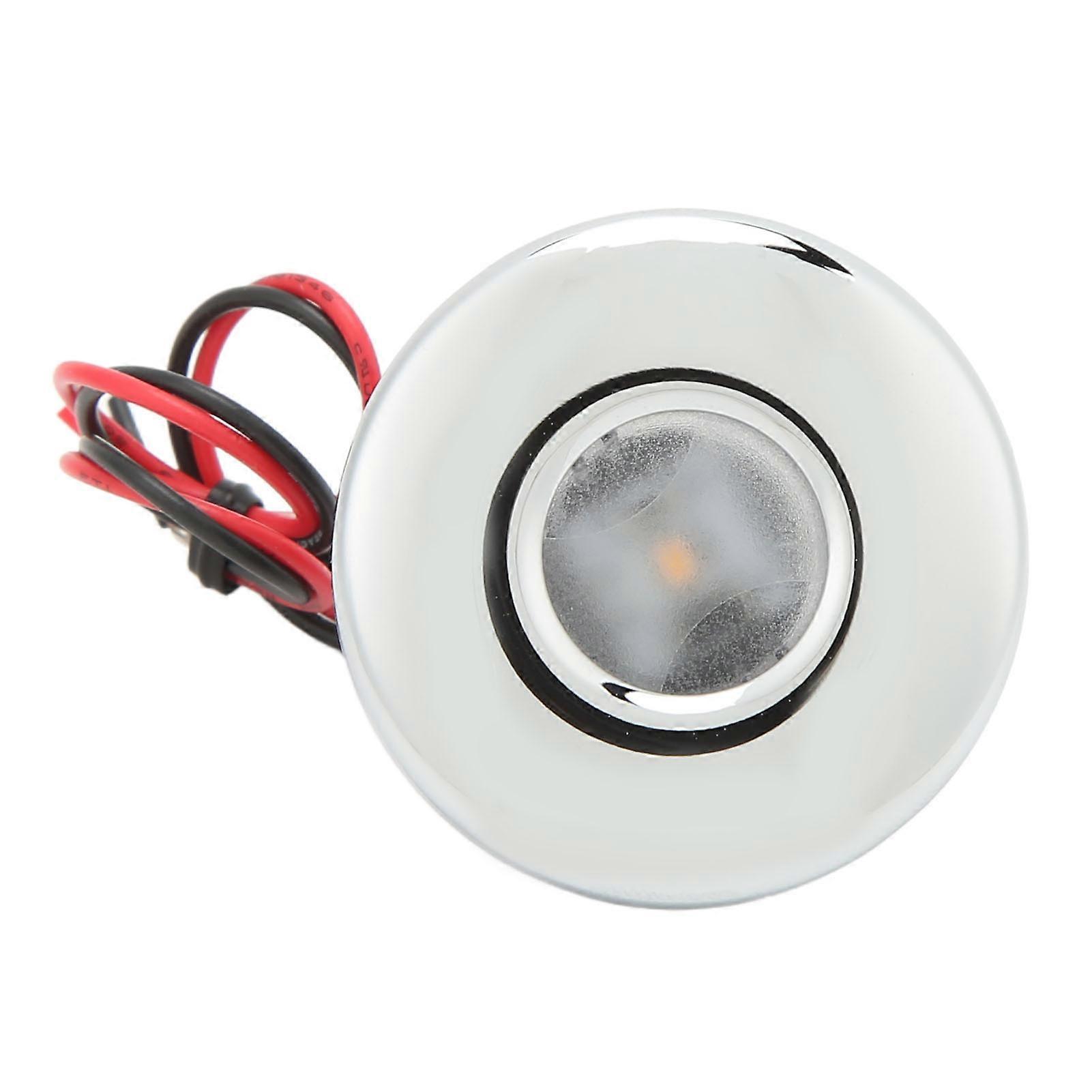 39mm DC 12V LED Aisle Light 100LM Warm White Light 3000K IP67 Waterproof Rust Proof Smooth Surface for Boat RV Home