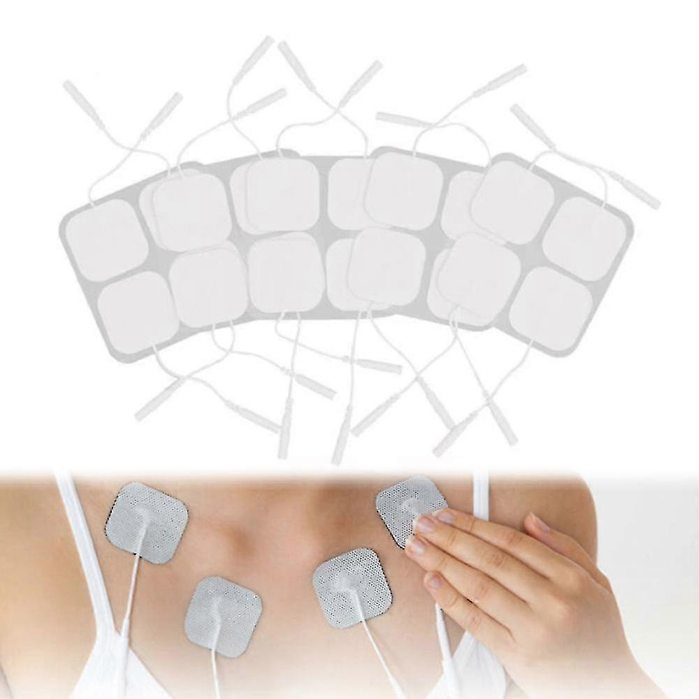 4/20pcs Replacement Electrode Pads Gel Body Massager Stickers Reusable