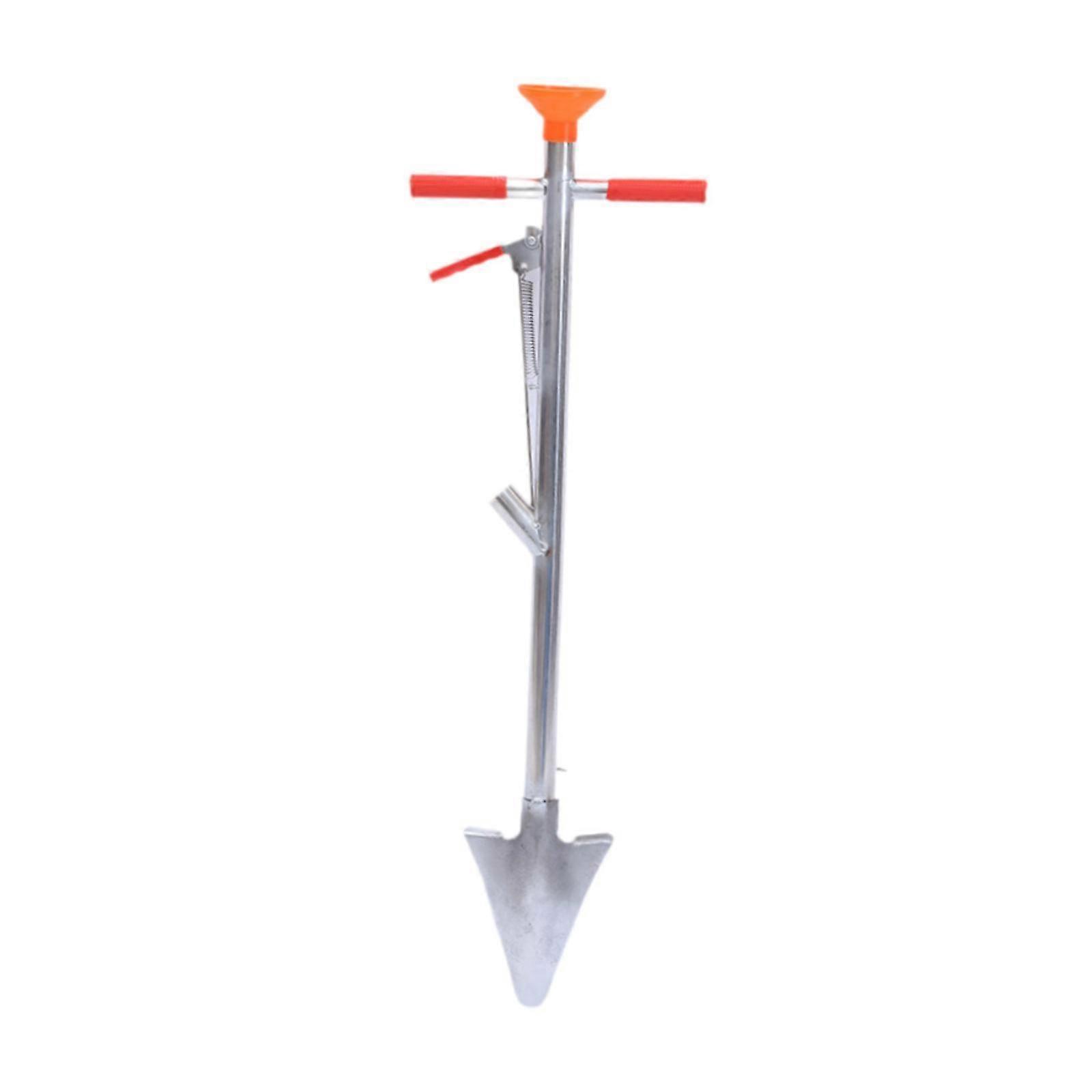 Fertilizer Spraying Iron Handheld Broadcast Spreader for Vegetables Farm Cane without backpack