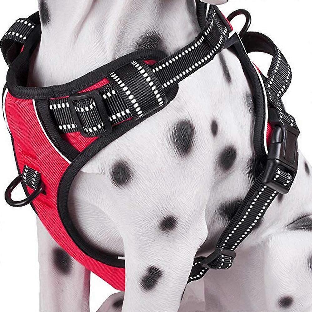 No pull strap Breathable strap Backstrap Reflective adjustable, rear/front clip for easy control_-st1_-st1