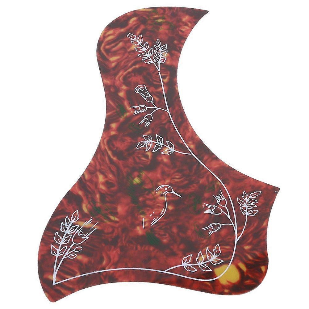 Gitarre Schlagbrett Selbstklebender Aufkleber Blume und Vogelschutz Universelles Zubehör