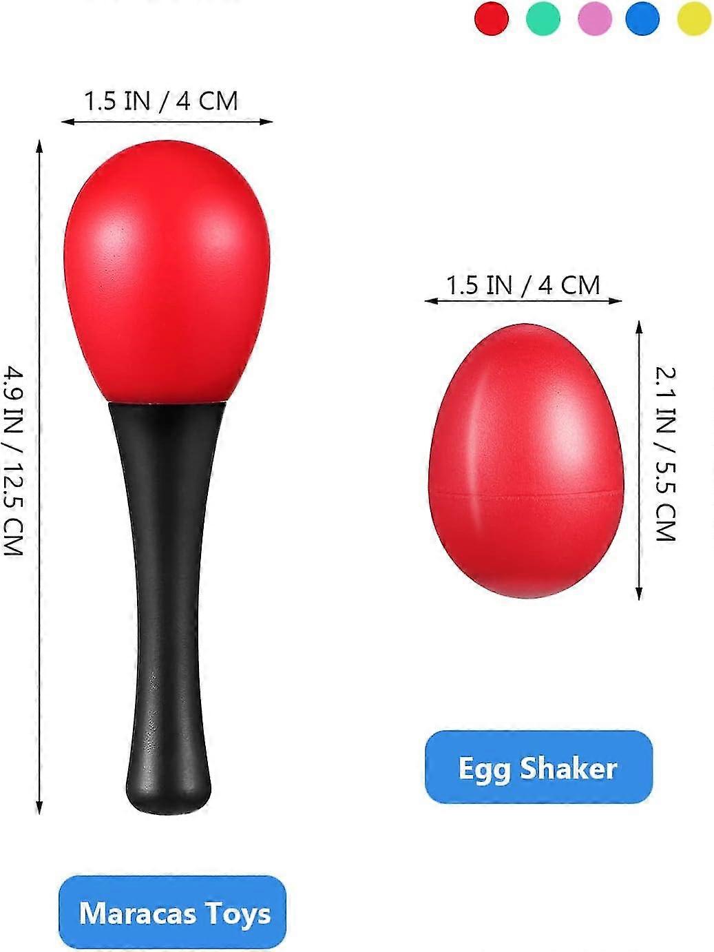 Maracas Musiin Son Vibrant Étiquette Verte - Shakers Percussion Ergonomiques Studio Scène Fête