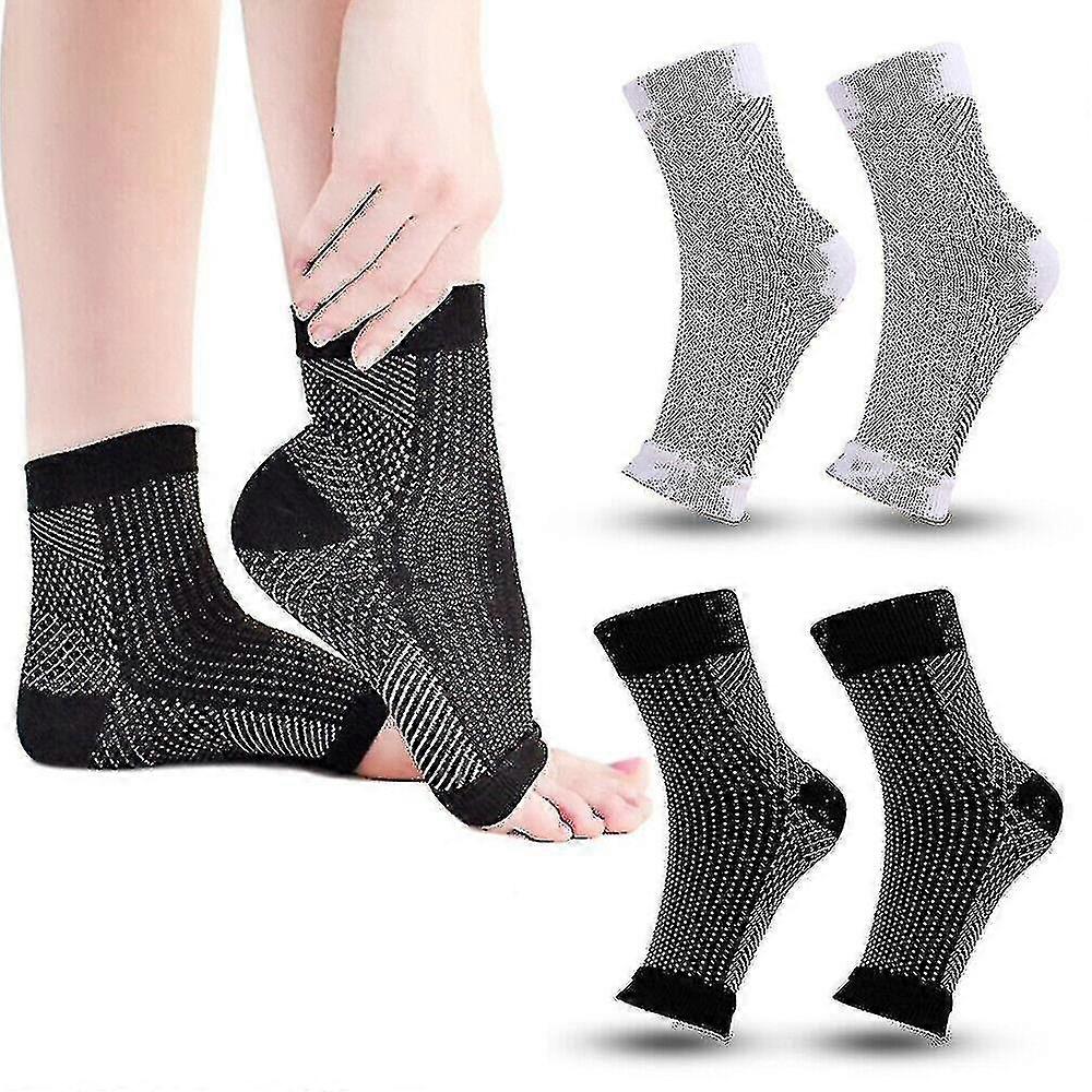 Plantar Fasciitis Compression Socks 4 Pairs Foot Compression Sleeves
