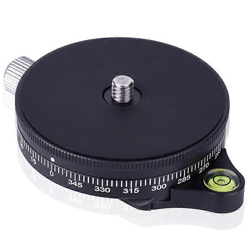Base da panela da câmera com placa de estilo, 0.95cm parafuso de alumínio panorâmico cabeça do tripé da esfera com bolha leve