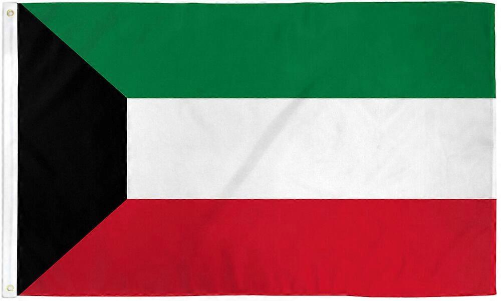 Kuwait Flagg 3x5ft Flagg av Kuwait Kuwaitis Flagg 3x5 Husflagg