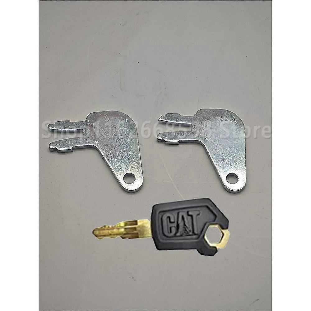 3Pcs 8H5306 5P8500 Ignition Key For CaterpillarE Excavator Dozer Loader