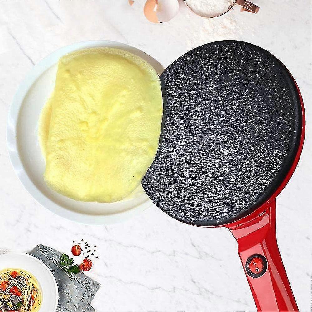 Electric Crepe Maker, Portable Compact Round Easy To Clean Nonstick Crepe Maker Crepe Maker Tool Machine Blintze Pancakesblack