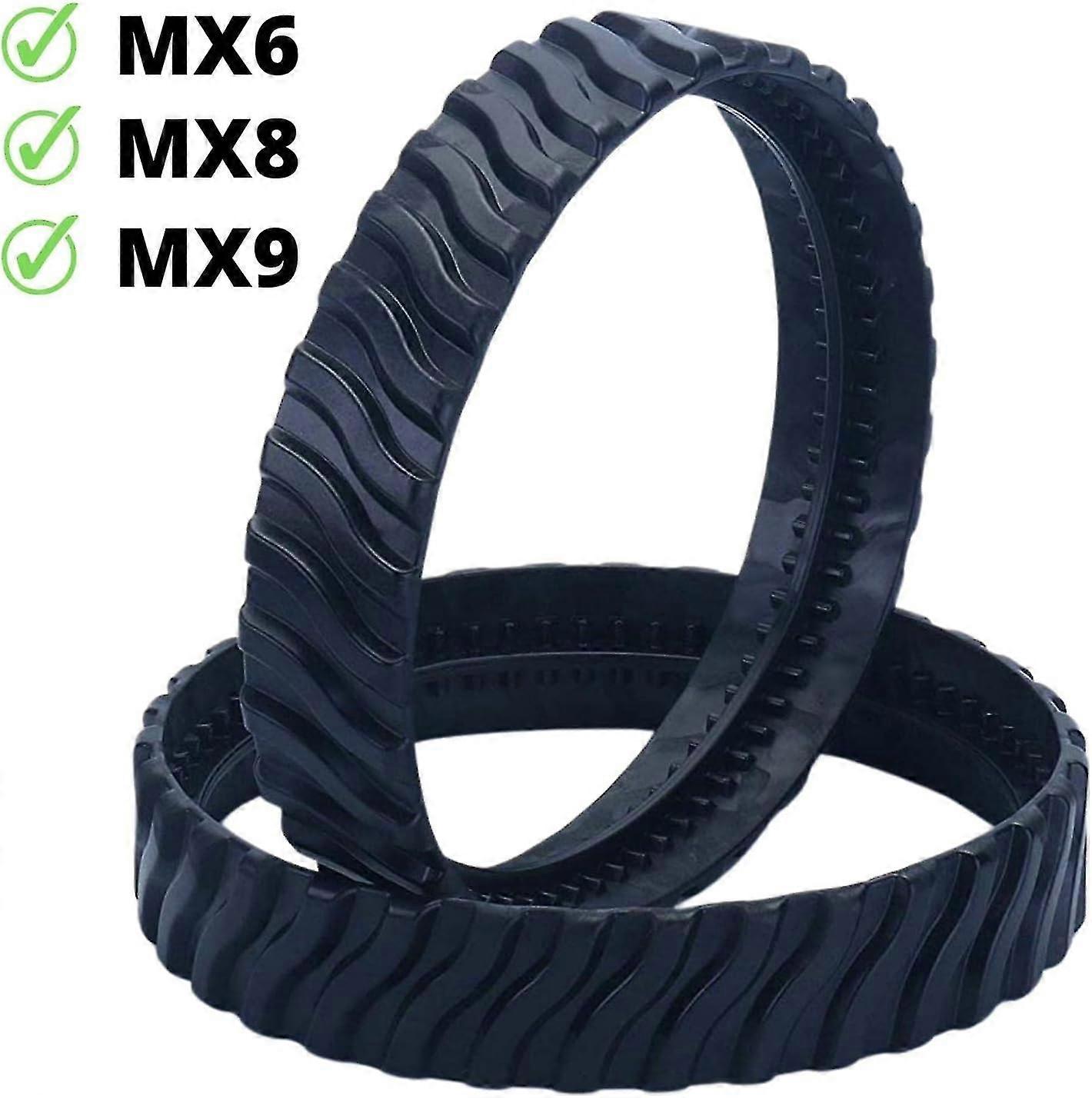2 Tracks Adaptable For Zodiac Mx6 Mx8 Mx9, Baracuda Pool Cleaner Robot Tires R0526100