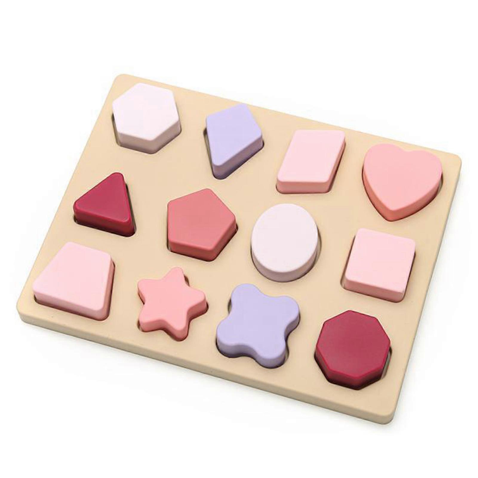 Children Geometry Jigsaw Puzzle No Harm and Environmental Friendly Suitable for Kindergarten Primary School