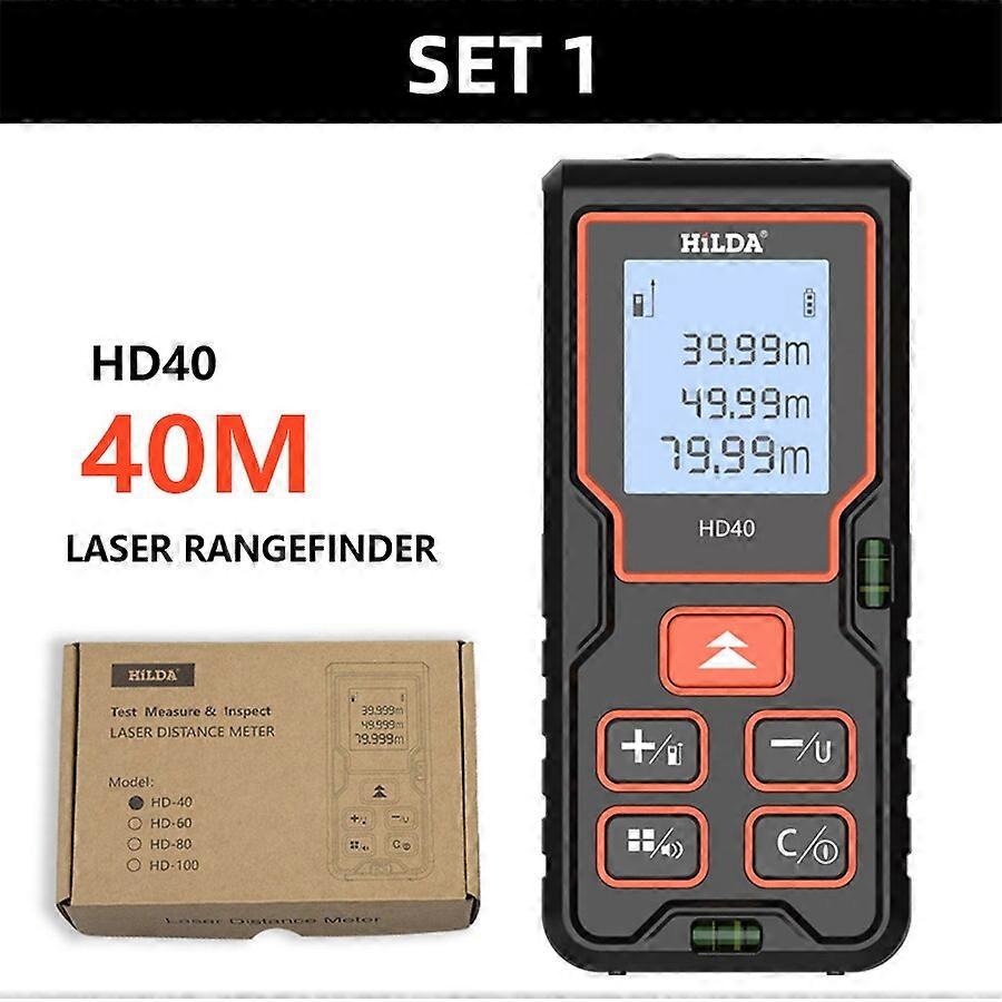 Laser-Entfernungsmesser 40M 80M 100M Handheld Elektronischer Entfernungsmesser Hochpräziser Infrarot-Füllstandsmessraum