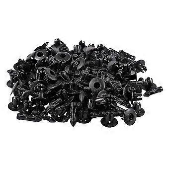 7mm gat plastic klinknagels bevestiging auto spatbord bumper push clips 100 stuks