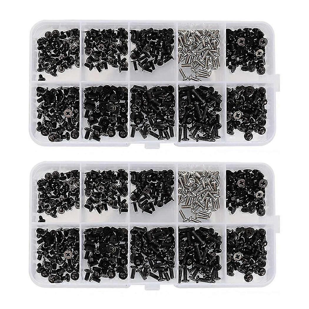1000pcs M2 M2.5 M3 Laptop Notebook Computer Screw Kit Set For Gateway Acer