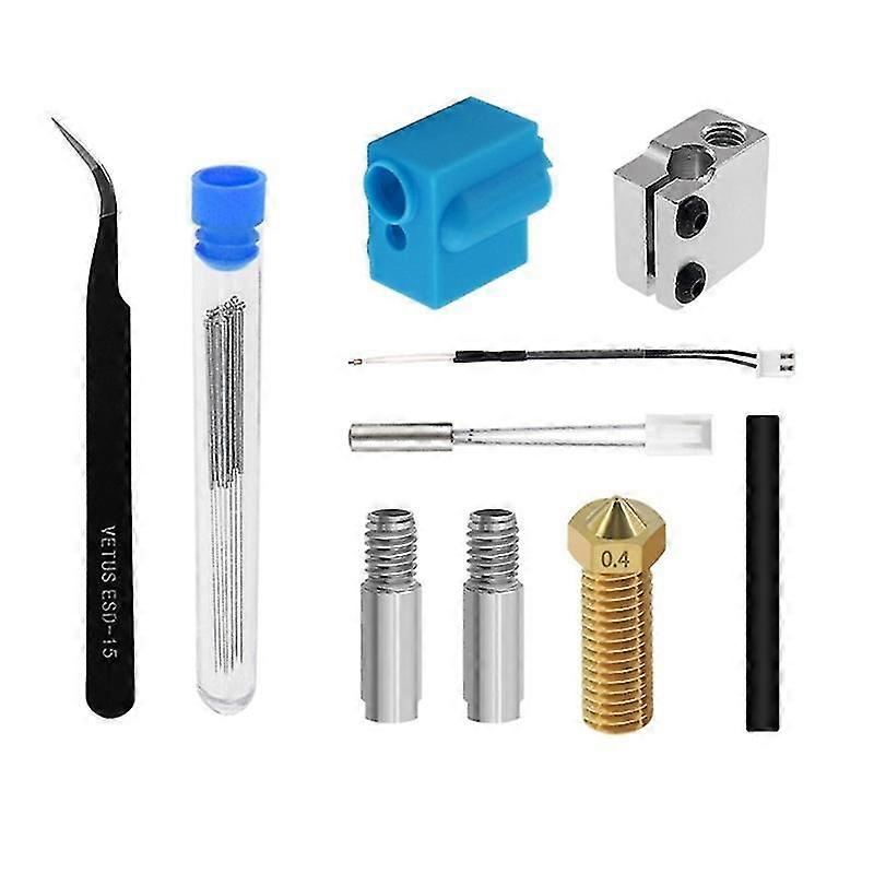 For Artillery 3d Printer Sidewinder X1 Genius Nozzle Hotend Silicone Sleeve Heating Rod Heated Block Kit