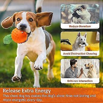 Tough Durable Squeaky Dog Chew Toys For Aggressive Chewers (Ball, Various Sizes)